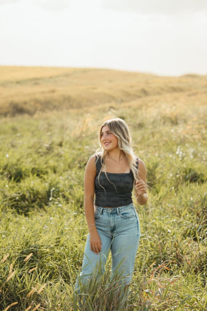 Senior Session at her family's personal farm in Southern, MN