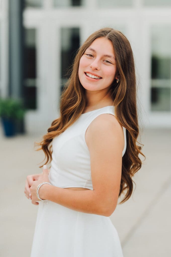Senior cap and gown session